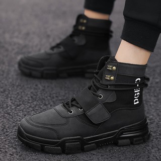 ★ Autumn&Winter Men England Martin Boots Outdoor Work Shoes For Men Tooling Ankle Boots High Top