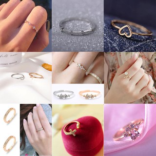 kilii V-shaped diamonds Knuckle Midi Rings