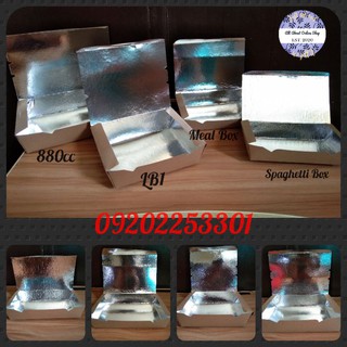 Paper Box - Brown/Silver- 50pcs per pack