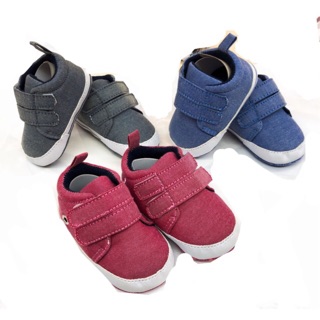 Baby Corp Boy Softsole Antiskid Shoes Denim Straps Chucks