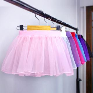 Cute Baby Kids Ballet Party Dance Tulle Skirt Pink Ballet Girl Dance Skirt