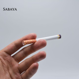 ☂XQWJ☂2Pcs Funny Fake Smoking Cigarettes Lint End Practical Jokes Trick Prank Toy (5)