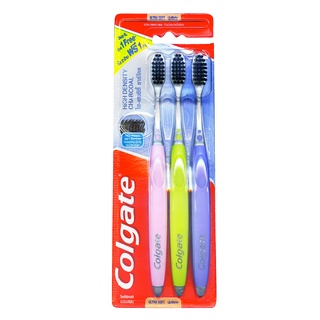 Colgate High Density Charcoal Toothbrush Buy 2 Get 1 Free (Assorted)