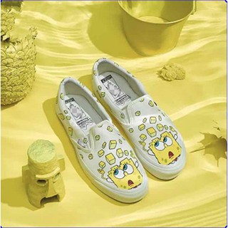 FA SpongeBob Slip on shoes for women Lazy Canvas shoes (3)