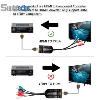 ❤Sup❤1080p HDMI-Compatible to YPbPr Converter Female to Male for HDTV DVD Player 7tiX