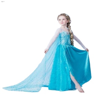 ✆YESBABE Kids Girls Cosplay Costume Frozen Elsa Anna Princess Dresses