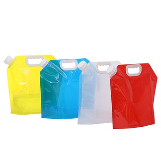 5L Outdoor Foldable Water Bag Portable Bucket Water Tank