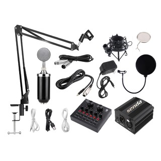 WIN Professional Studio Broadcasting Recording SD-MM5 Condenser Microphone Set