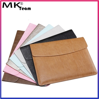 Laptop PU Leather Sleeve Cover For Huawei Matebook 13 D14 D15 Macbook Pro 13 A2251 Notebook 11 12 13 15 inch Cover