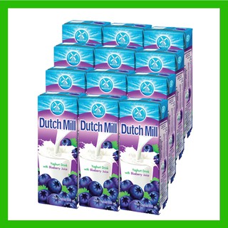 Dutch Mill Blueberry Yogurt 12 Pack (180ml per pack)