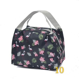 【Ready for shipment】bag lunch bag Lunch bag▥QQ Insulation HOT-COLD Lunch bag Canvas bag Fresh Handba