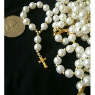 Pearl mini rosary (1)