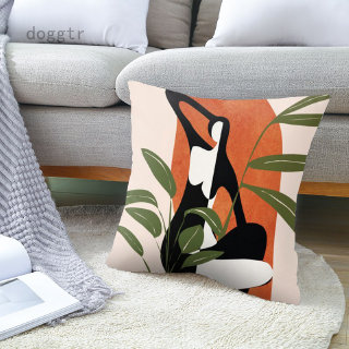 Nordic style abstract pattern peach skin pillowcase cushion