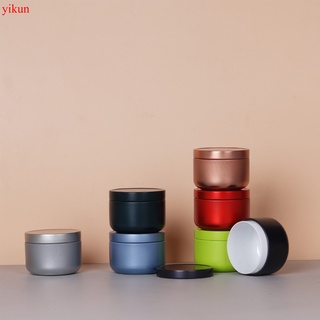 YIKUN Food Grade Tea Cans Mini Cans Travel Portable Small Tin Cans, Creative Tinplate Round Tins