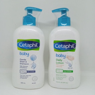 Cetaphil Baby Gentle Wash & Shampoo/Daily Lotion 399ml