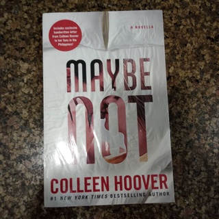 MAYBE NOT by COLLEEN HOOVER