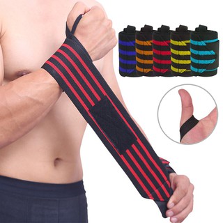 retro WindproofOutdoor sports✕❏1pc Professional Nylon Wrist Band Gym Fitness Wraps Support For Weig