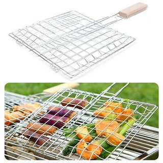 BBQ Griller Grill Mesh Stainless w/ Handle *2 sizes available*