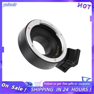 Yaiueir EF‑FX1 Auto Focus Lens Mount Adapter Ring for Canon EF/EF‑S to Fujifilm X‑Mount Camera