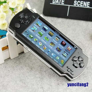 (yuncifang2) X6 8G 32 Bit 4.3" PSP Portable Handheld Game Console Player 10000 Games mp4 +Cam