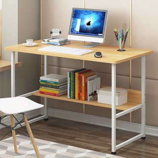 Phoebe's Study Office Desktop Computer Table with Layer BookShelf 80x40x72cm