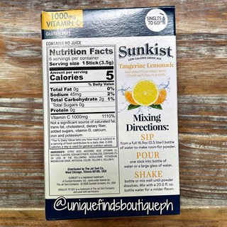 Sunkist & Country Time Zero Sugar Drink Mix | Tangerine Lemonade | sugar free juice | Keto low carb (3)