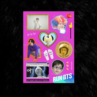 Run BTS Sticker Sheet by Chickensutock