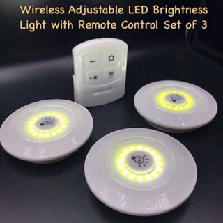MDZZ led light with remote control set of 3 Emergency light