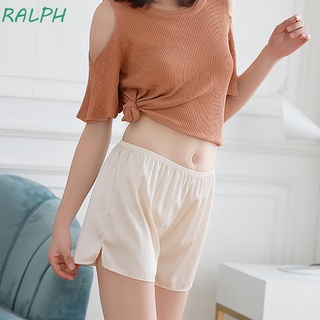 RALPH1 Comfortable Safety Shorts Pants Short Elastic Waist Boxer Panties Women Summer Split For Dress Girl Thin Women's Breeches/Multicolor
