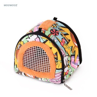 lucky* Portable Small Pet Travel Bag Hamster Carrier Breathable Outdoor Hedgehog Bag