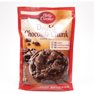 Betty Crocker Double Chocolate Chunk Cookie Mix 496g
