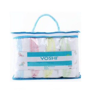 Yoshi Organic Cloth Birdseye Diaper W/ BAG (Lampin Type, 18" x 27", Colored Edge Stitchings) 12 pcs
