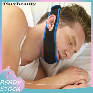 pluscloth Stop Snoring Chin Strap Anti Snore Belt Apnea Jaw Support Solution Sleep Band