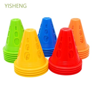 YISHENG Durable Pile Cups Outdoor Training Marker Skating Cone Windproof Colorful 20Pcs/lot Roller Skating Skateboard Skate Training Sarking Cones