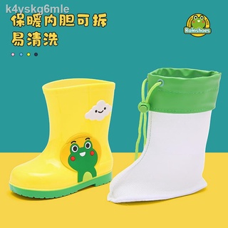 ▪Children s rain boots, children s non-slip waterproof tread water shoes, rain boots, thick wear-res