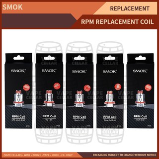 【Ready Stock】✚Smok RPM Replacement Coil [Pack / 5 PC] | Vape Replacements