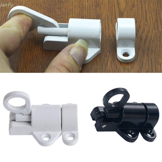 LANFY Gate Hardware Security Bolt Door Bolt Latch Lock Window Pull Ring Spring Bounce Automatic Aluminum/Multicolor