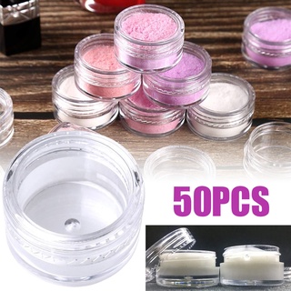 Empty Cosmetic Jar Makeup Container Round Refillable Bottles Face Cream Eyeshadow Gel Suncreen Perfu