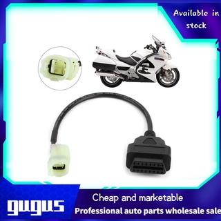 Gugushop Motorcycle Diagnostic Cable OBD2 4 Pin Adapter