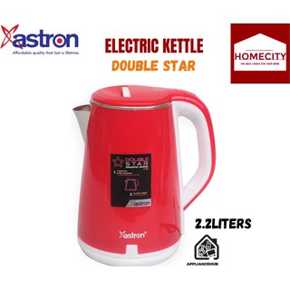 electric kettle❂▦✇ASTRON ELECTRIC WATER KETTLE DOUBLE