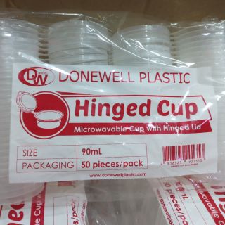 Hinged Cap DONEWELL PRODUCT 90ml 50pcs 1 packp