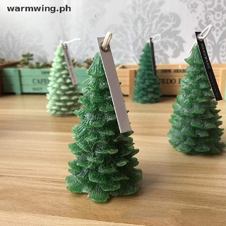 【warmwing】 3D Christmas Tree Wax Candle Silicone Mold Xmas Gift Dessert Jelly Baking Molds PH