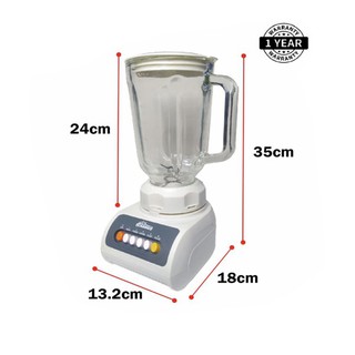 ✻CASSIUS Blender with 1.5L Glass Jug (White) 300W Multi-Functional Juicer (3)