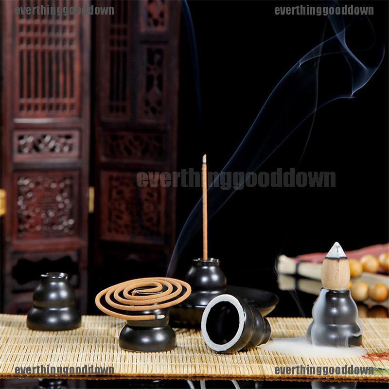 Calabash Style China Ceramic Incense Burner Incense Holder (2)