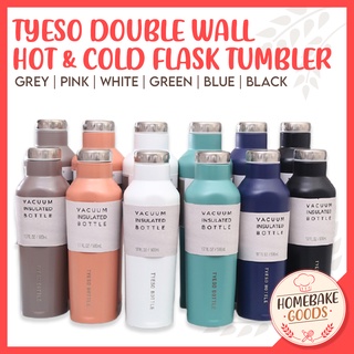 Tyeso Double Wall Hot&Cold 500ML/750ML Insulated Vacuum Flask Tumbler Portable Bottle