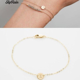 ♥ Simple 26 Letters Bracelet Bangle Jewelry (4)