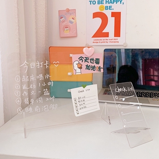 Sweet Simple transparent acrylic note board message board memo portable mini writing board (6)