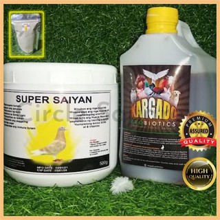 【Available】Kargado Probiotics 1 Liter PLUS Super Saiyan For Racing Pigeons 100g REPACKED LIMITED TIM