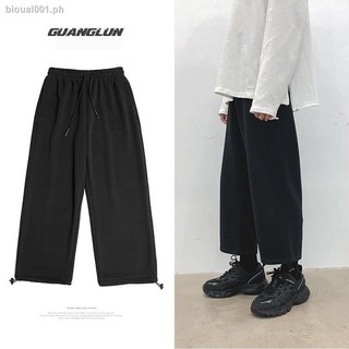 Han edition in spring and summer fashion pants straight male wide-legged loose slacks beam foot sweatpants students who trousers (7)