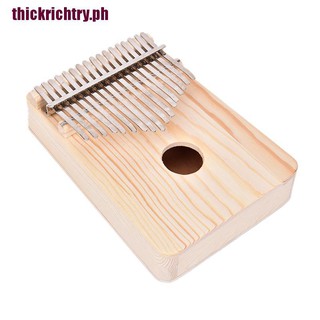 {trichtry}17 Keys Kalimba African Solid Pine Wood Thumb Piano Finger Percussion DIY (5)